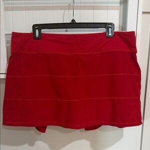 lululemon athletica Red Athletic Skort